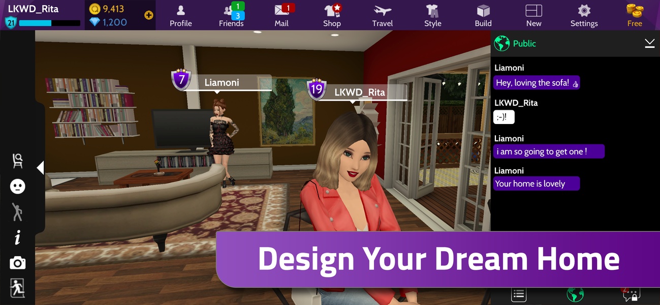 Avakin Life Скриншот 1