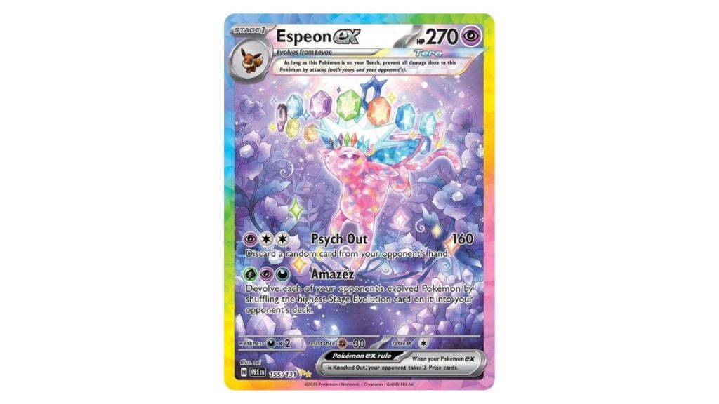 Espeon exprismatyczne ewolucje