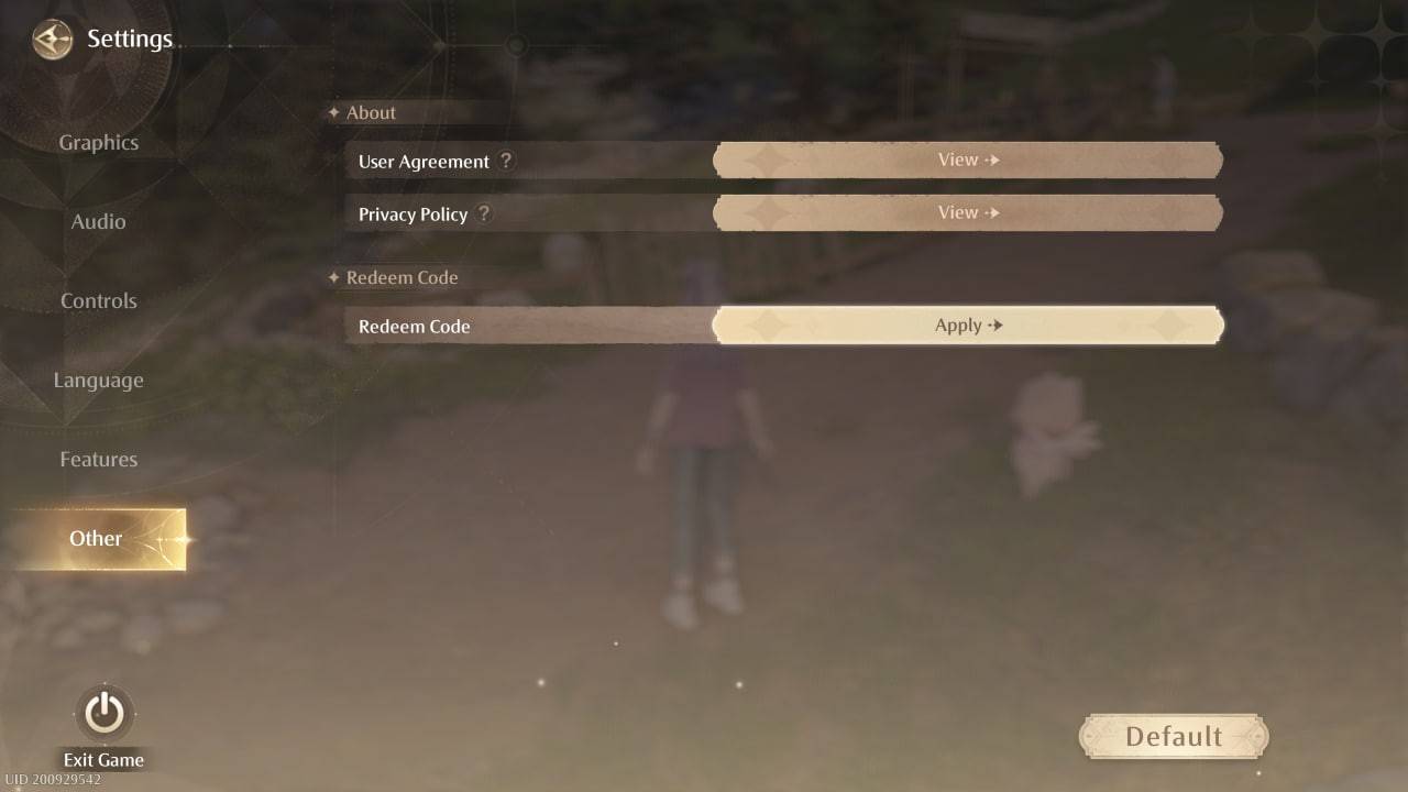 Redeeming Infinity Nikki Promo Codes - Screenshot