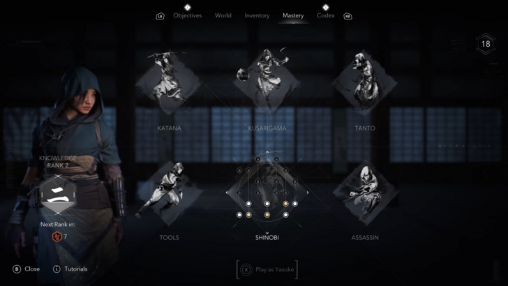 Assassin’s Creed Shadows, 무기 커스터마이징을 위한 '트랜스모그' 기능 공개