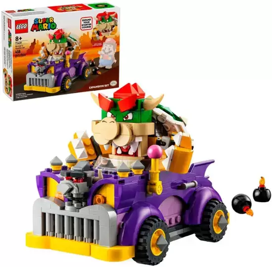 樂高超級馬里奧·鮑澤(Lego Super Mario Bowser)的肌肉汽車膨脹套件