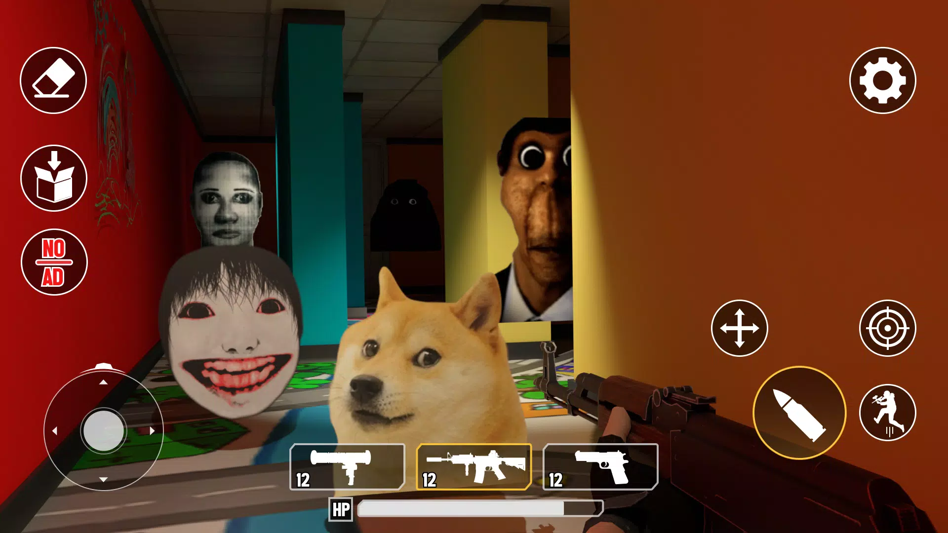 Shooter Nextbots: Sandbox Mod Captura de tela 1