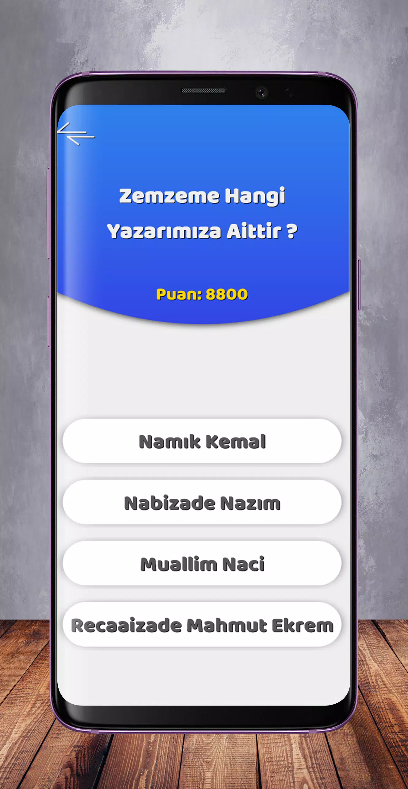 Edebiyat Bilgi Yarışması Capture d'écran 1