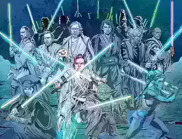 Jedi Force Ghosts Appear in Rise of Skywalker Comic Adaptation
