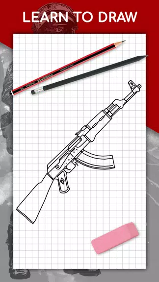 How to draw weapons by steps ภาพหน้าจอ 0