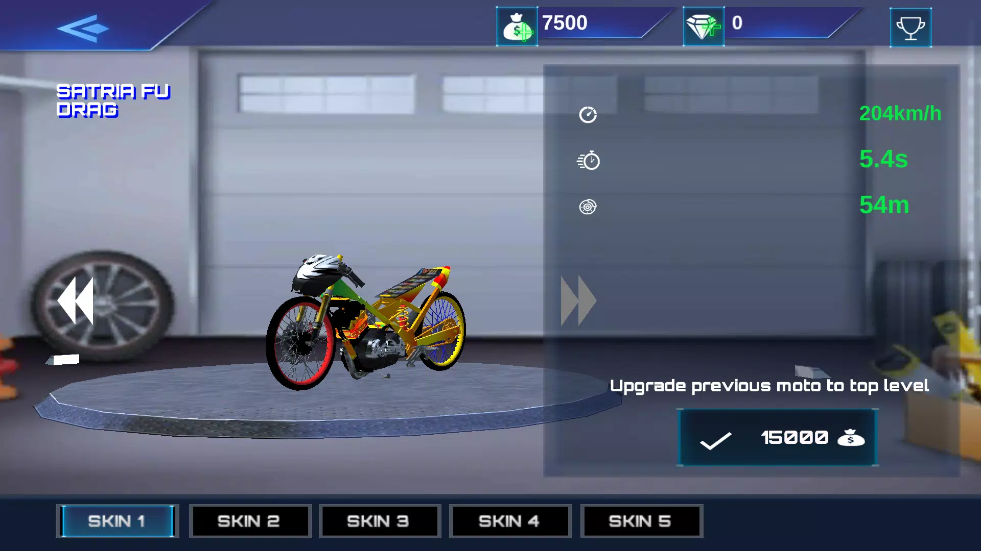 Real Drag Bike Racing Captura de tela 2