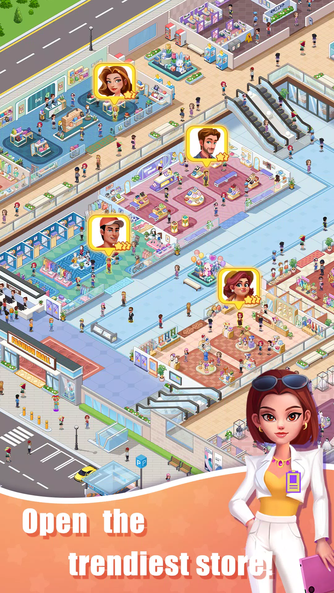 Idle Shopping Mall - Tycoon应用截图第0张
