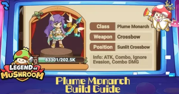 Plume Monarch - Elite Spirit Channeler Evolution in Legend of Mushroom