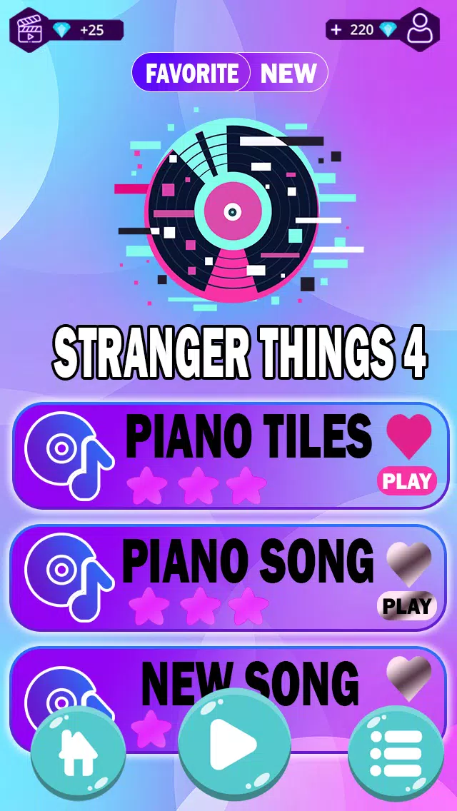 Stranger Things 4 Piano Tiles Capture d'écran 0