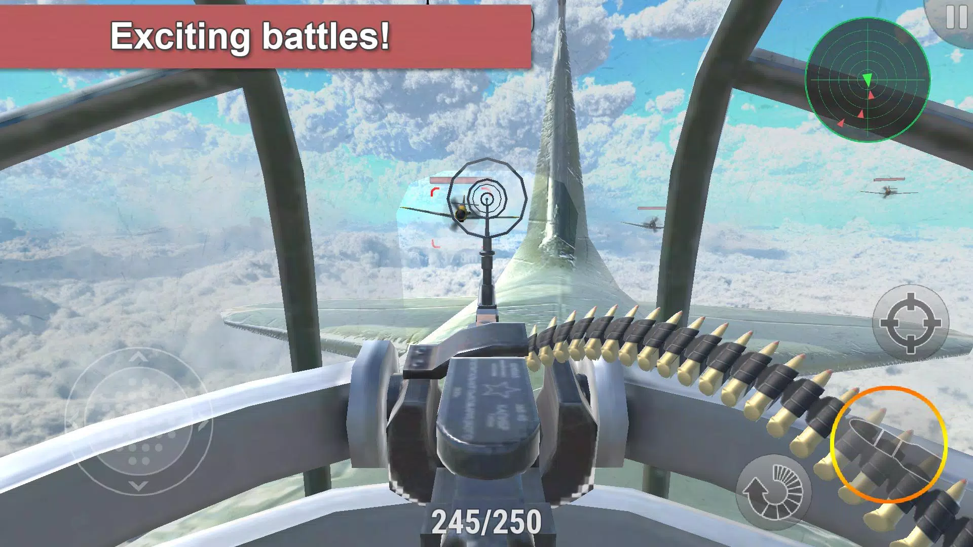 Air Defender: Bomber Simulator Captura de pantalla 1