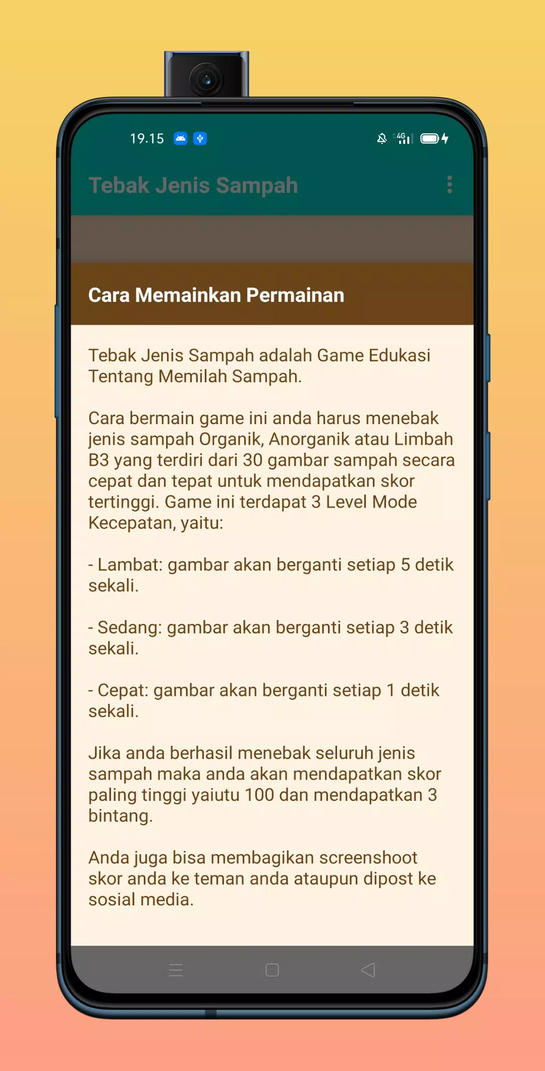 Tebak Jenis Sampah應用截圖第0張