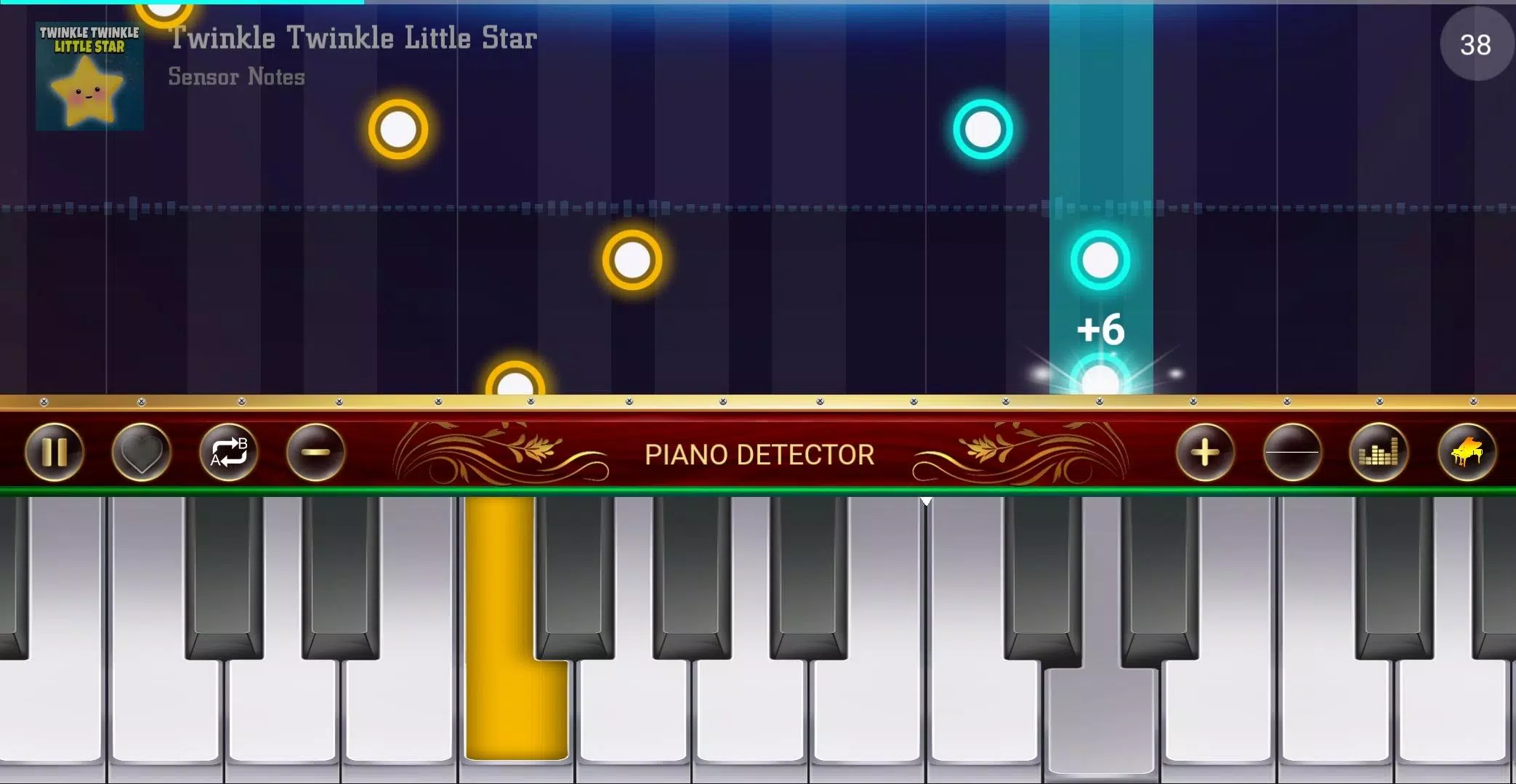 Piano Detector Captura de pantalla 3