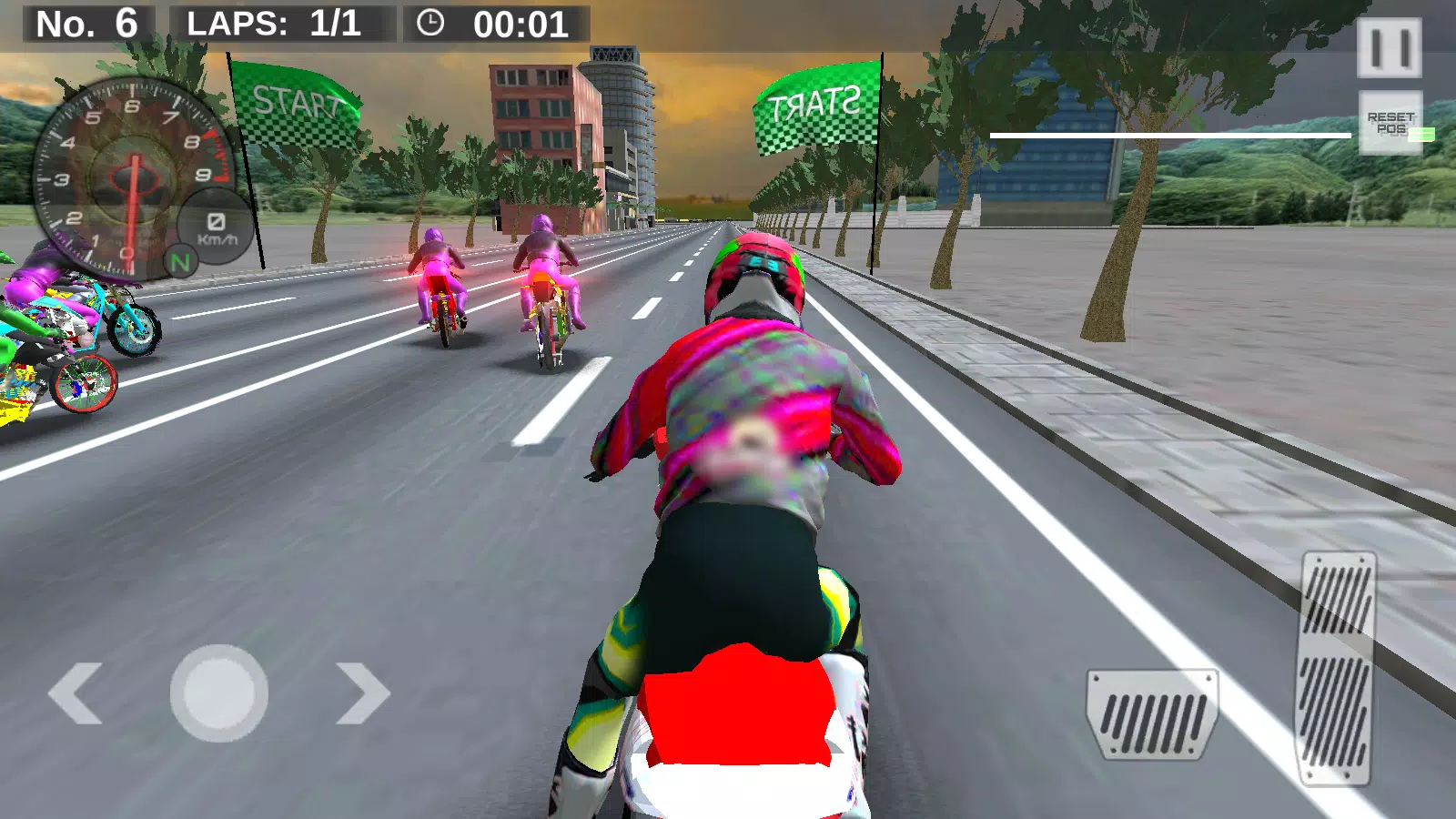Real Drag Bike Racing Captura de tela 0