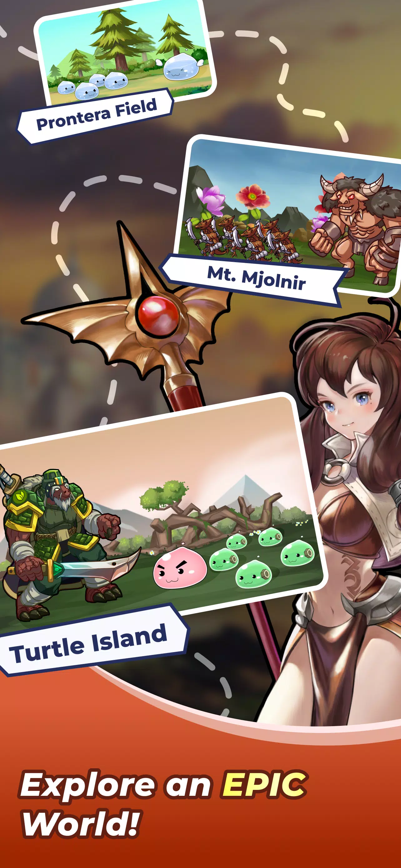 Midgard Heroes: Ragnarok Idle スクリーンショット 1
