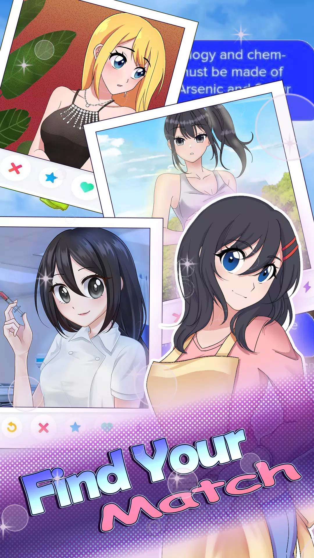 HaremKing - Waifu Dating Sim Скриншот 3