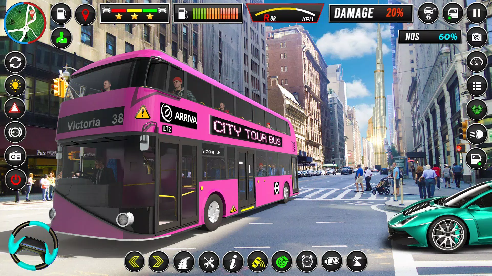 Real Bus Simulator Coach Bus Скриншот 2