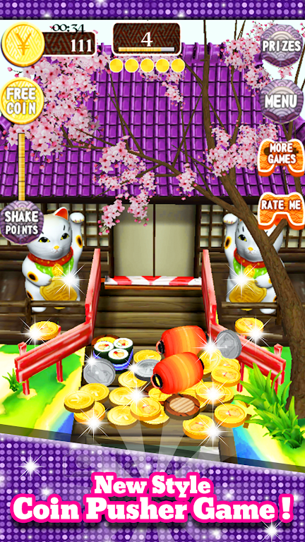 Coin Japan Pusher Fever Mania 스크린샷 0