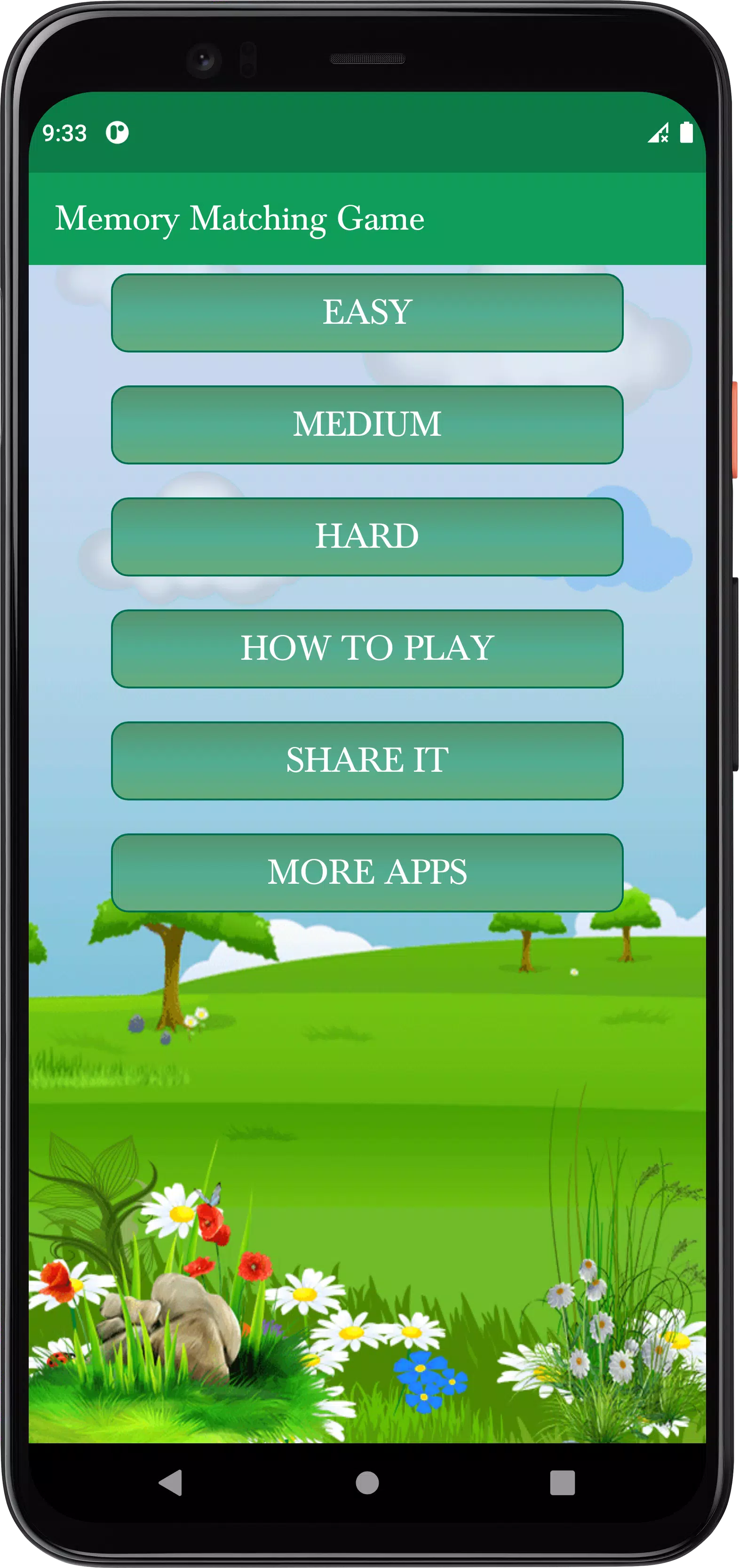 Memory Matching Game 스크린샷 1