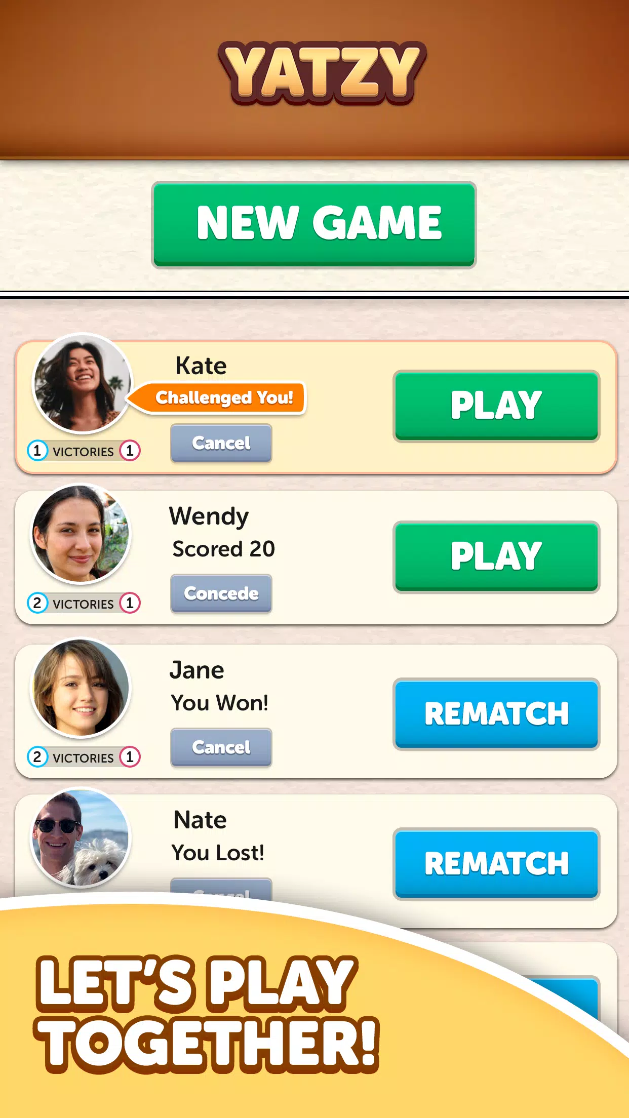 Word Yatzy - Fun Word Puzzler Скриншот 3