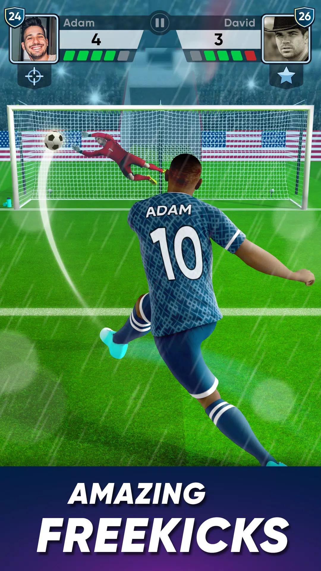 SOCCER Kicks - Stars Strike 24 Capture d'écran 1