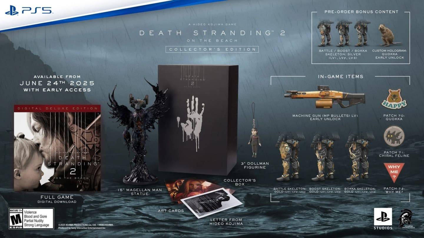 Sony dévoile la bande-annonce de l'édition collector pour Death Stranding 2: Sur la plage