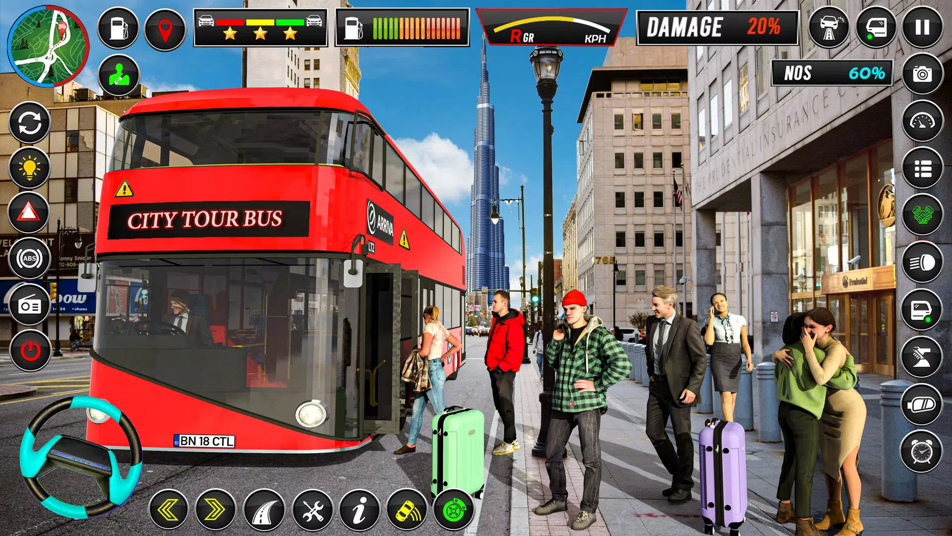 Real Bus Simulator Coach Bus Скриншот 1
