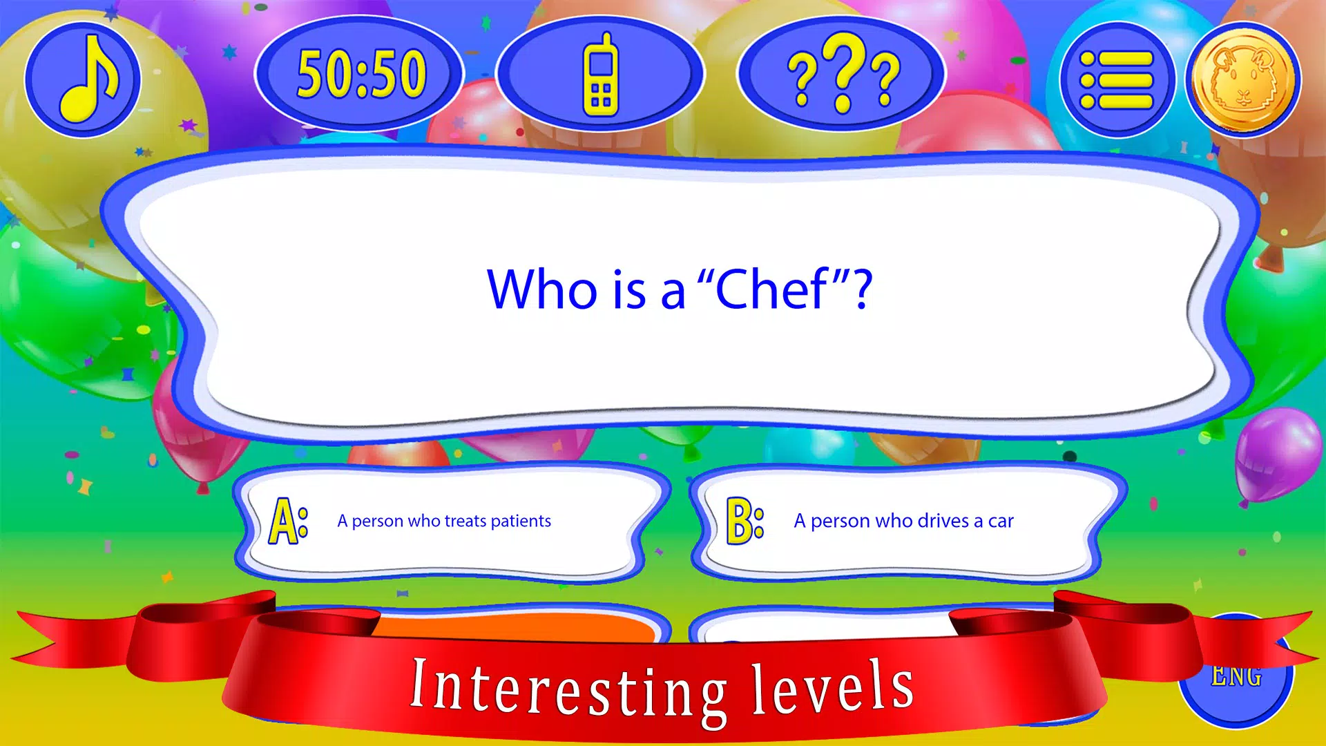 Kids Quiz Games: Millionaire應用截圖第2張