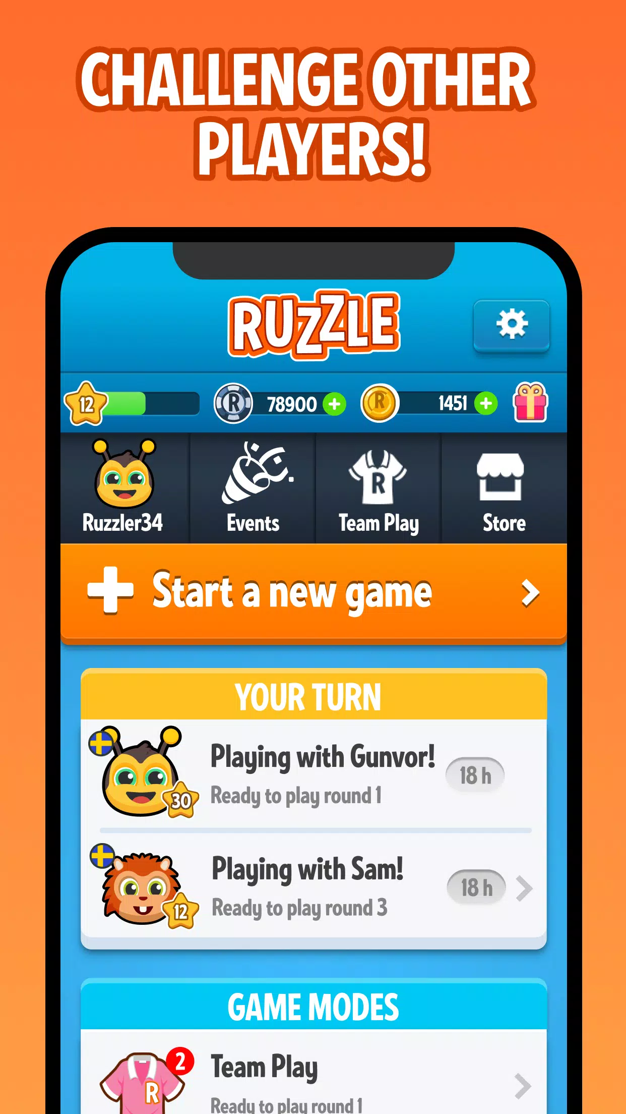 Ruzzle 스크린샷 1