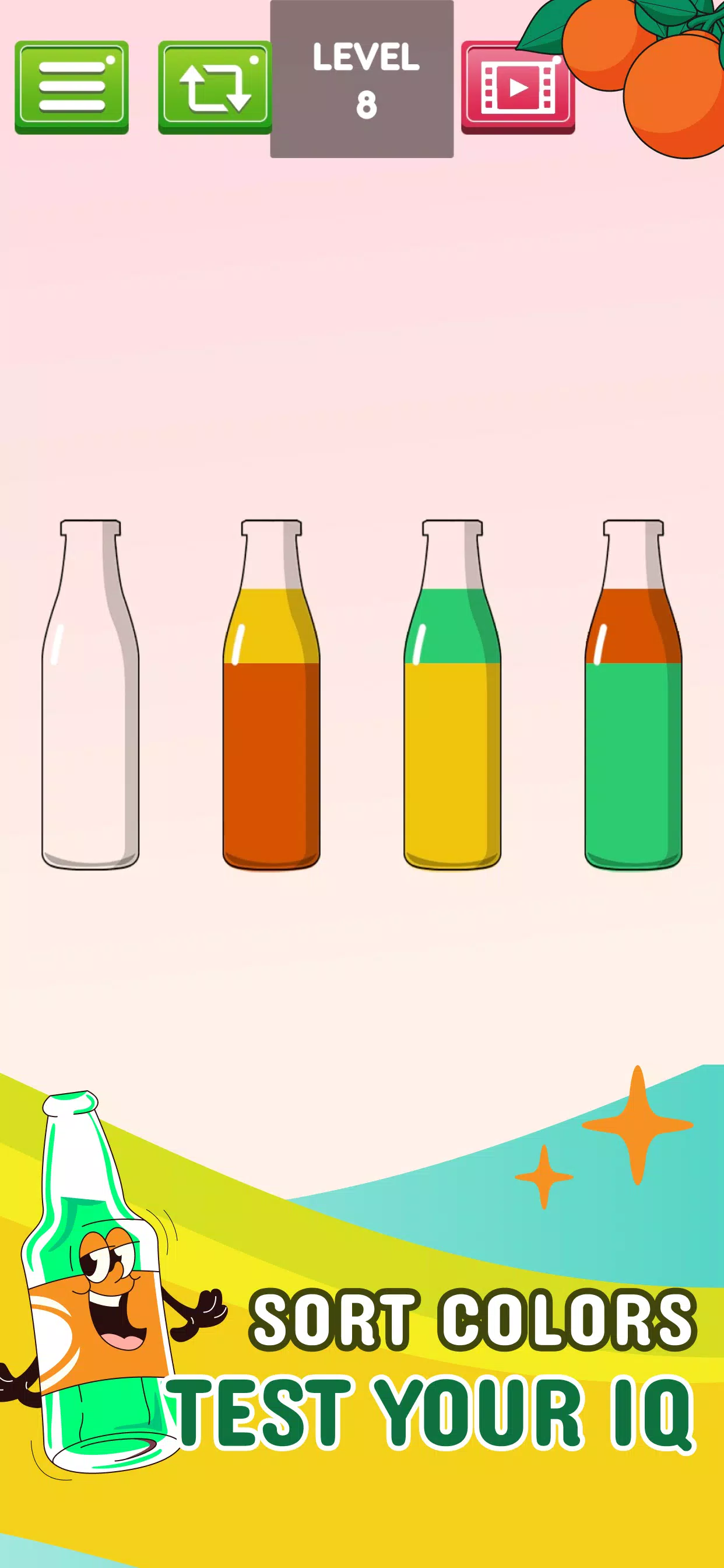Soda Water Sort Puzzle: Color Capture d'écran 0