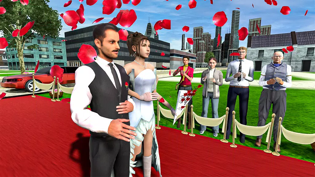 Wedding Story Love Couple Game Captura de pantalla 1