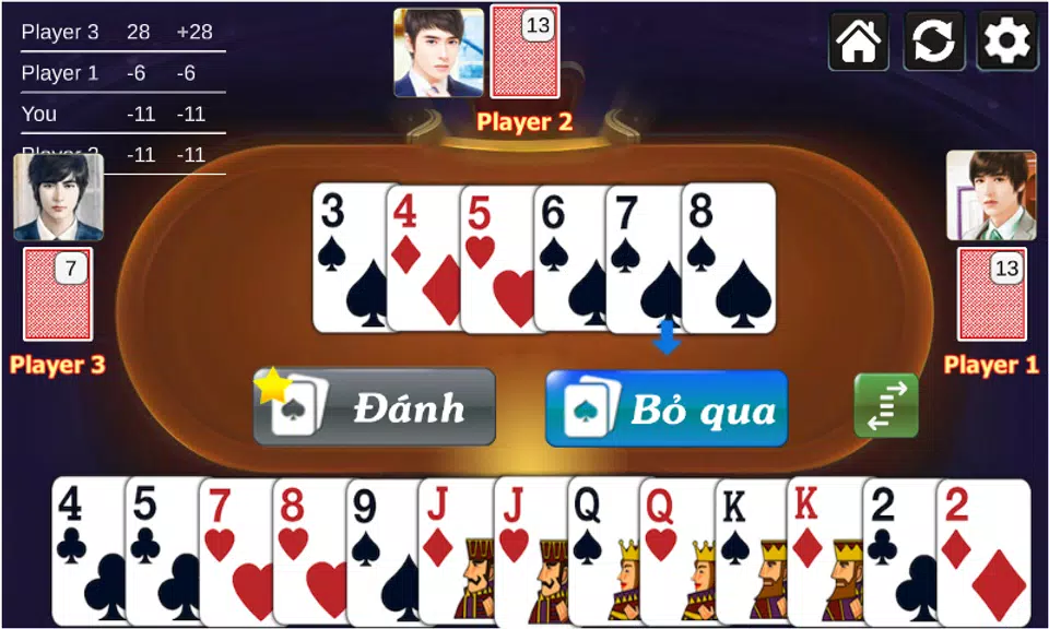 Tien Len Mien Nam TM Captura de tela 2