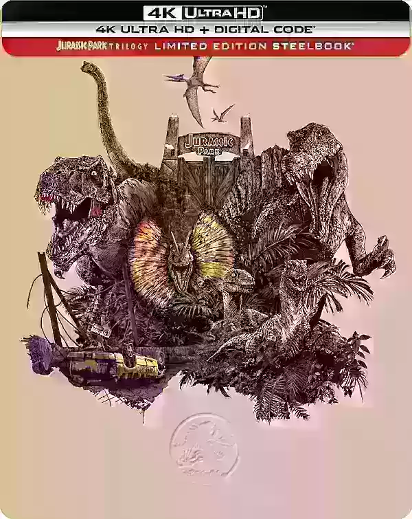 Jurassic Park Trilogy 4K Steelbooks jetzt zur Vorbestellung erhältlich
