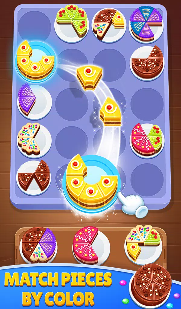 Schermata Cake Sort 3d - Match and Merge 0