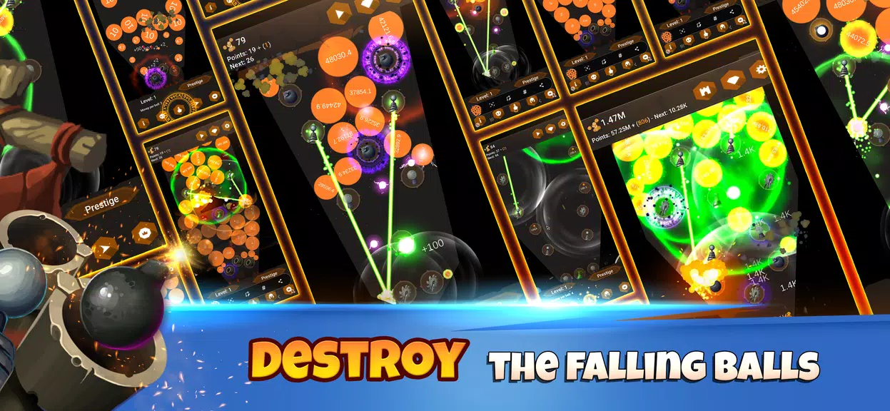 TowerBall: Idle Incremental TD Captura de tela 2