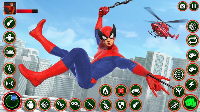 Gangster Crime Rope Hero City Captura de tela 2
