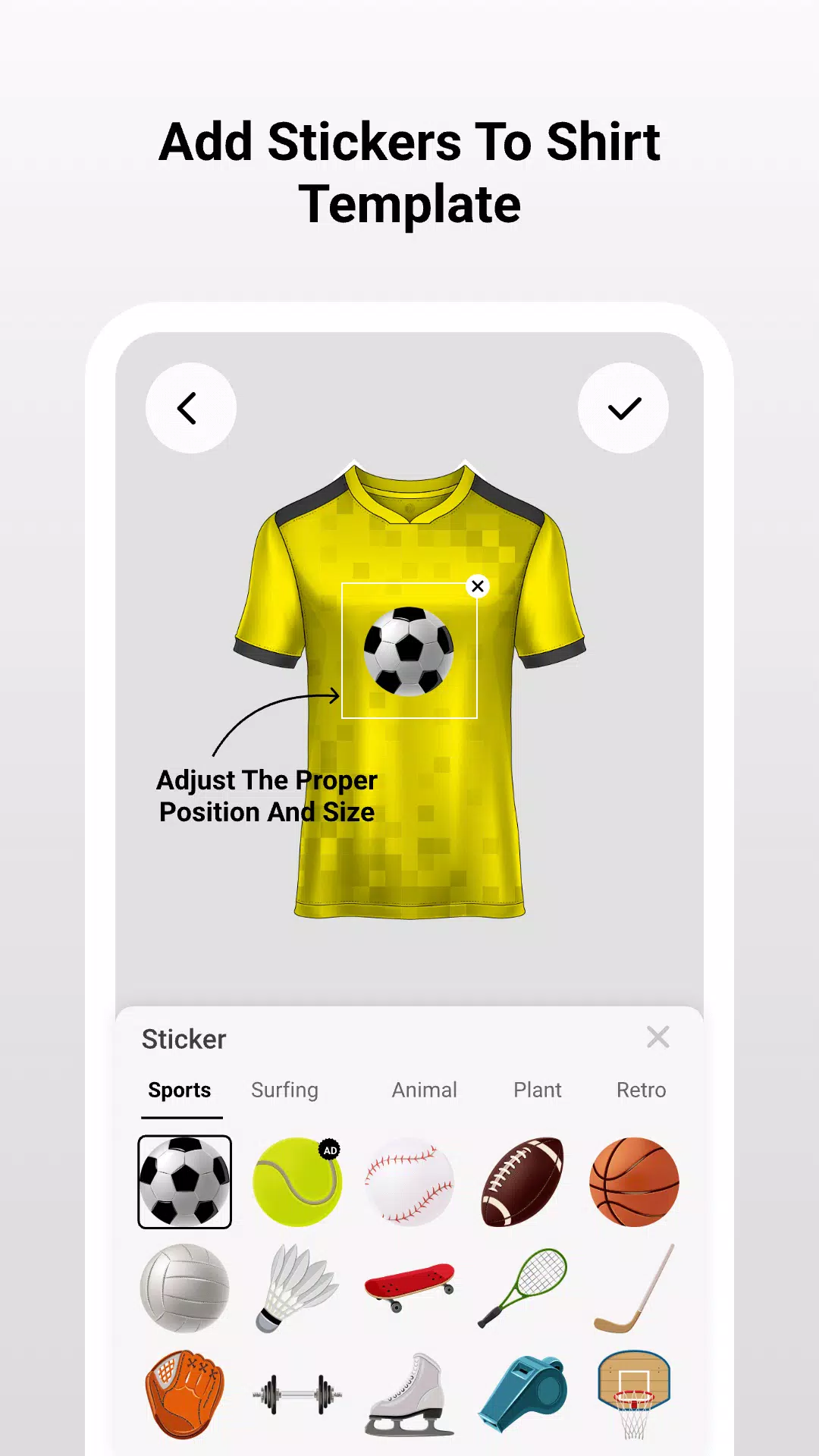 Sport Shirt Captura de pantalla 2
