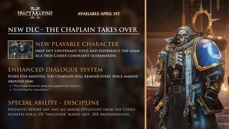 Warhammer 40.000: Space Marine 2 april Fool's Day Joke