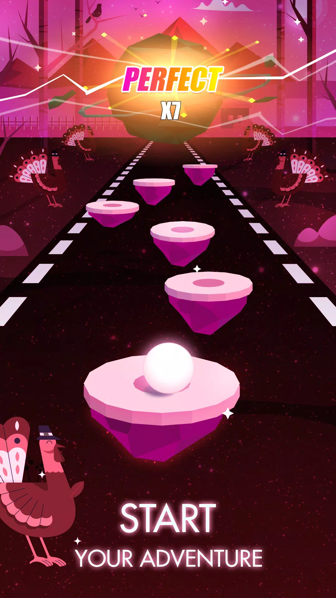Hop Ball 3D: Dancing Ball Capture d'écran 2