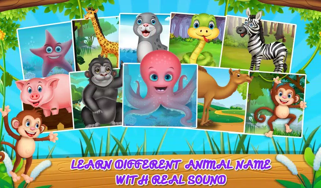 Learning Animal Sounds Games スクリーンショット 2