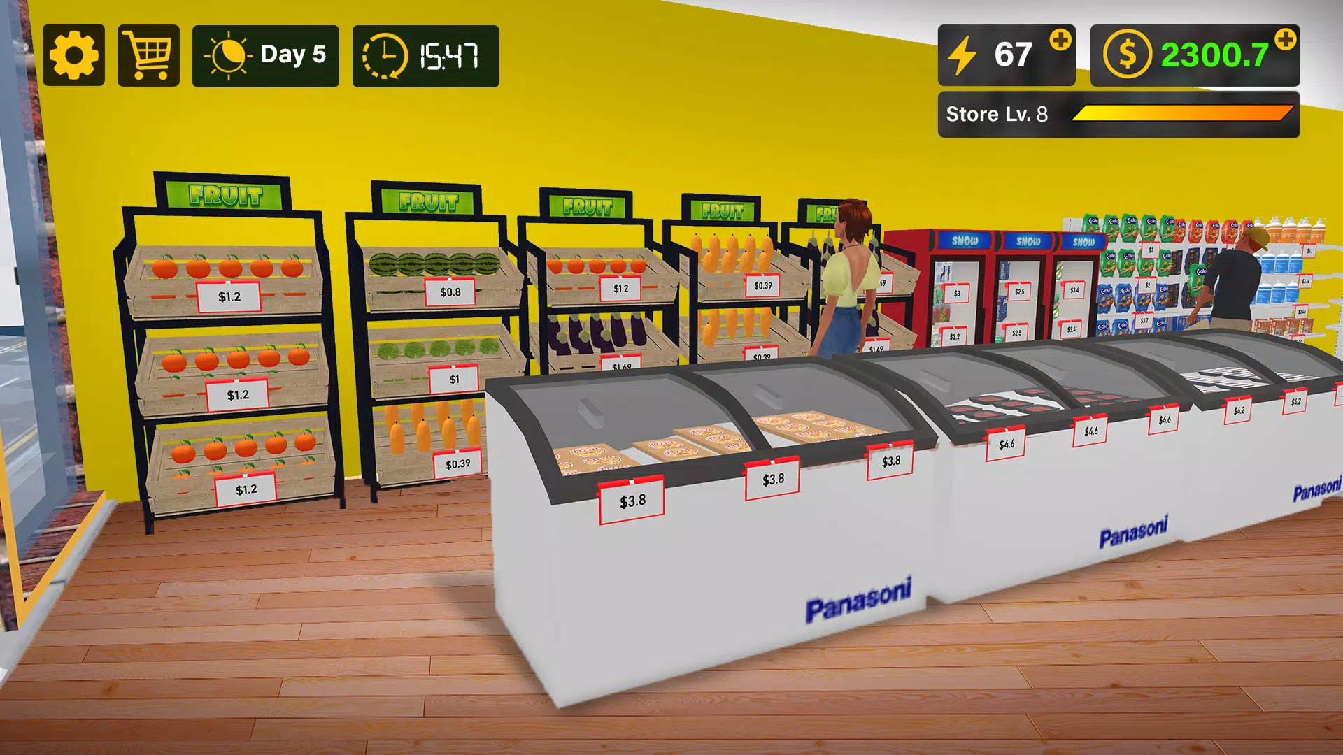 Supermarket 3D Simulation Game Capture d'écran 1