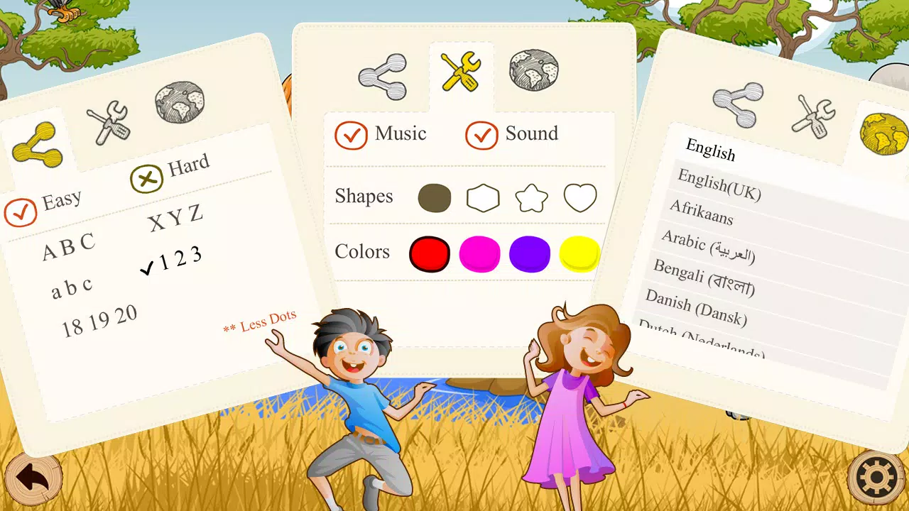 Alphabets game - Numbers game Скриншот 1