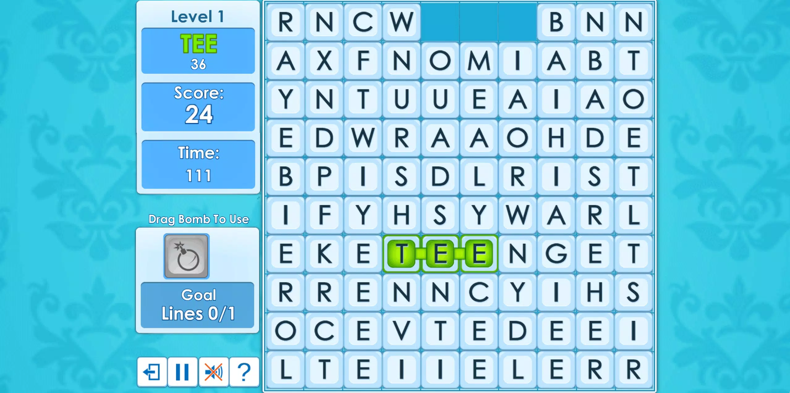 Classic Word Wipe スクリーンショット 2