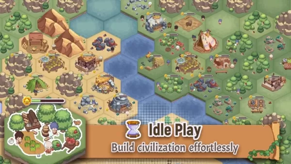 "Civilización de Pixel: Juego inactivo lanzado por Age of Pomodoro Creators"