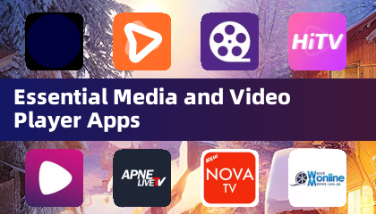 Mahahalagang media at video player apps