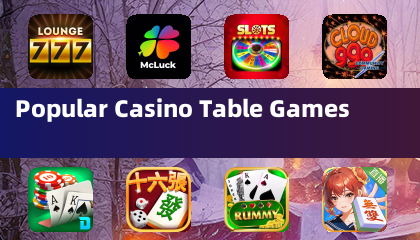 Popular Casino Table Games