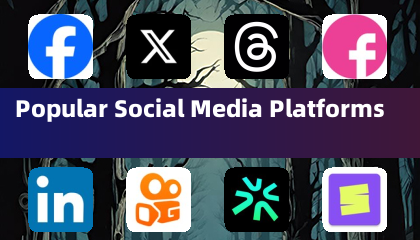 Popular Social Media Platforms