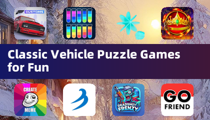 楽しいクラシック車両パズルゲーム