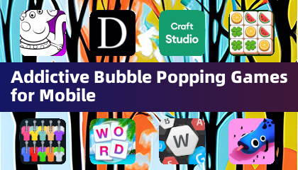 モバイル向けの中毒性のあるバブルポッピングゲーム