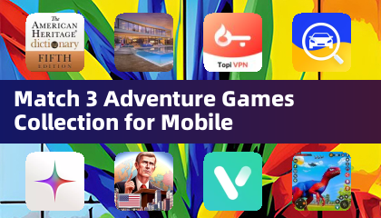 モバイル用マッチ3アドベンチャーゲームコレクション