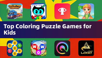 适合儿童的顶级涂色拼图游戏